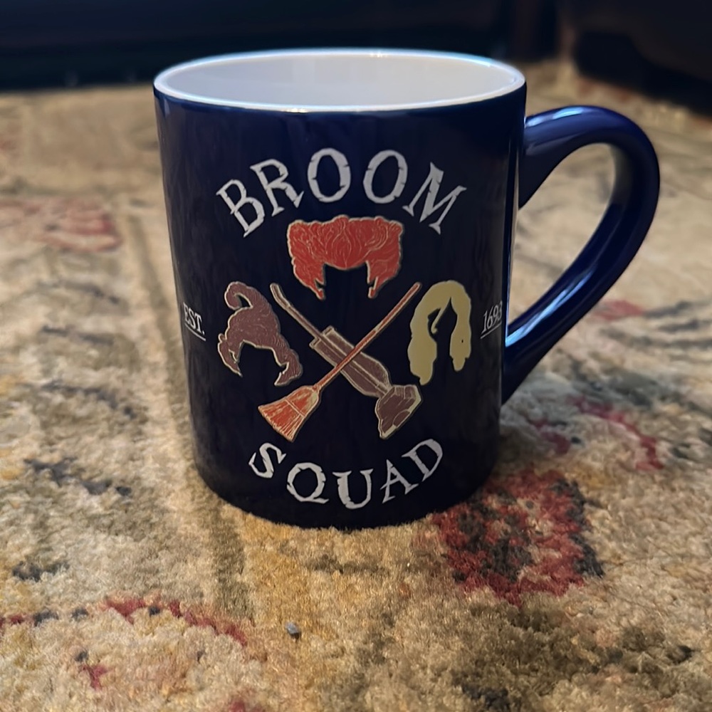 Disney Hocus Pocus 14oz ceramic mug “broom squad”